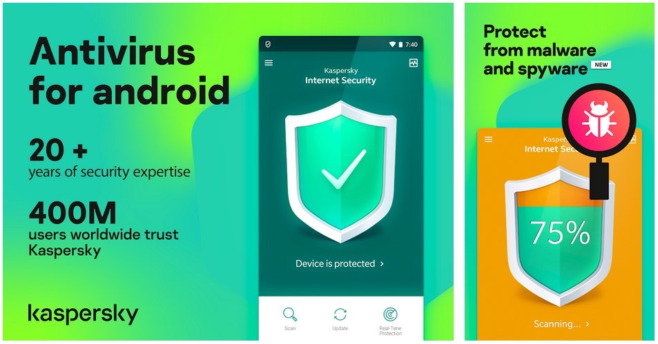 Aplikasi Kaspersky Mobile Antivirus (Play Store)